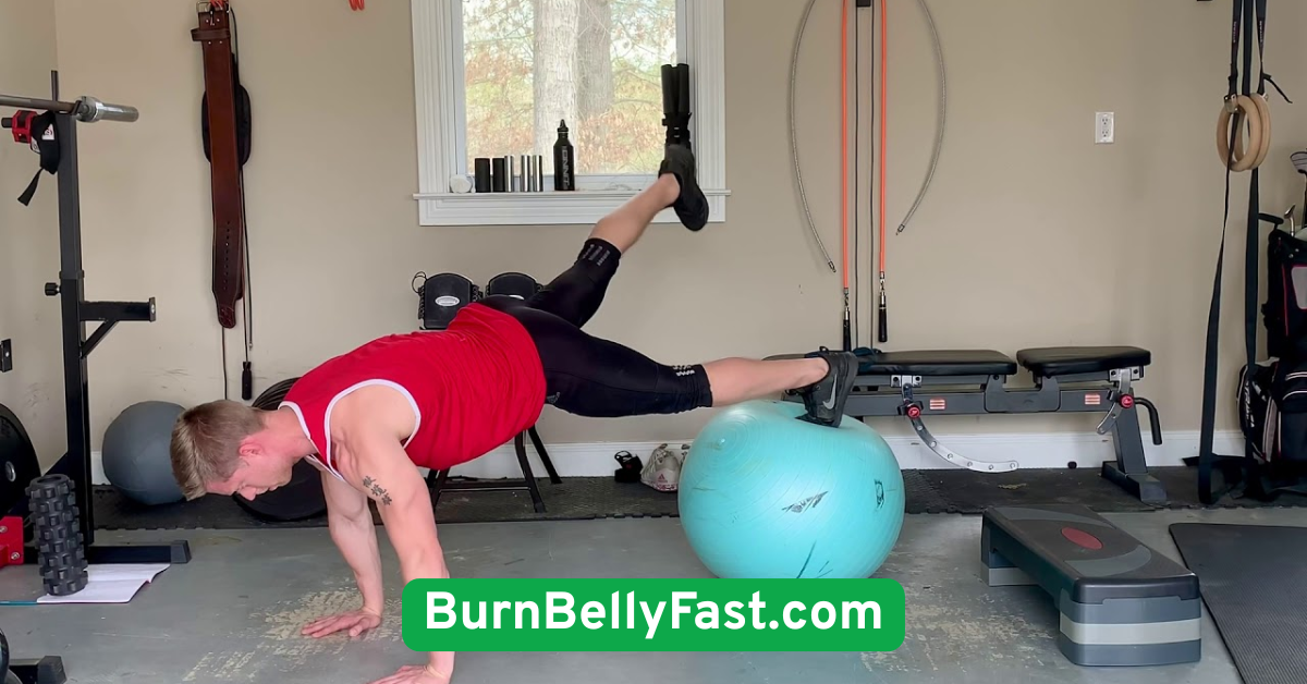 Toe Taps on Stability Ball