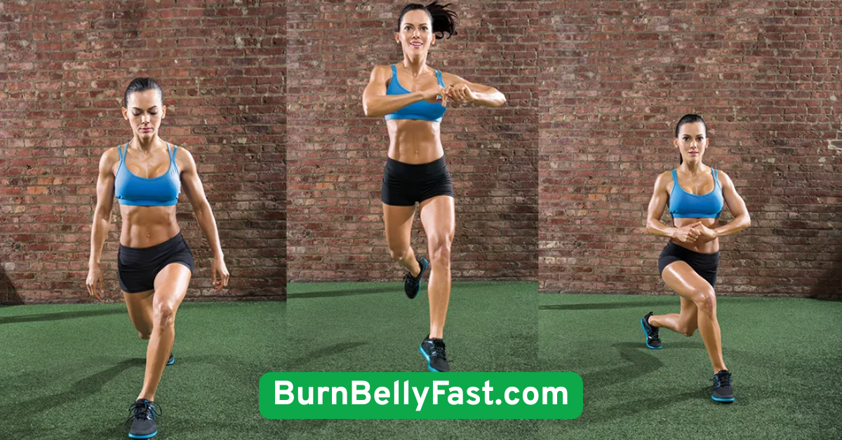  Jumping Lunges with Twist