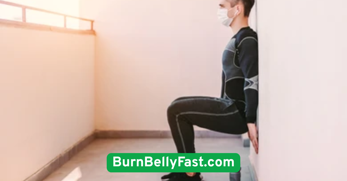 Wall Sit with Crunch