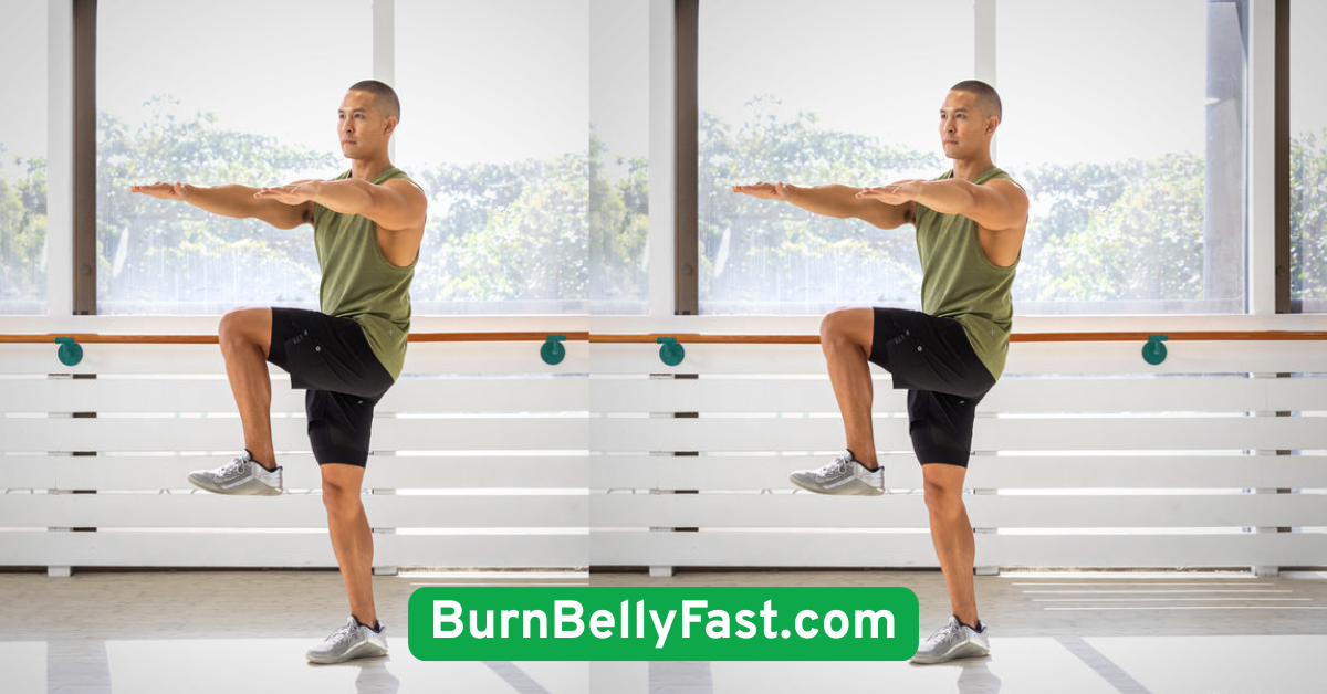 Standing Knee-to-Elbow