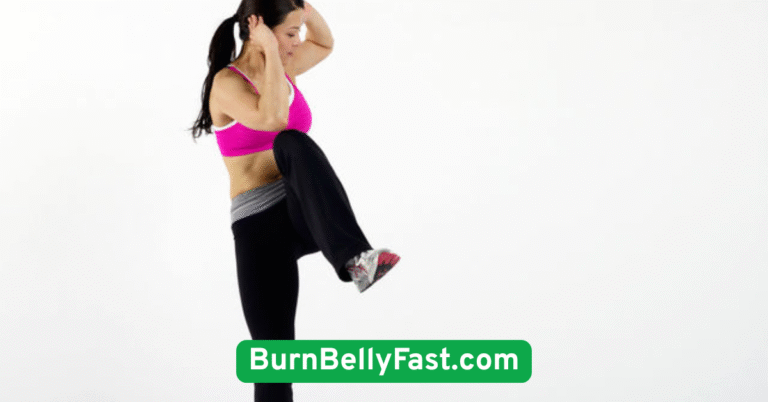 Standing Knee-to-Elbow Crunches