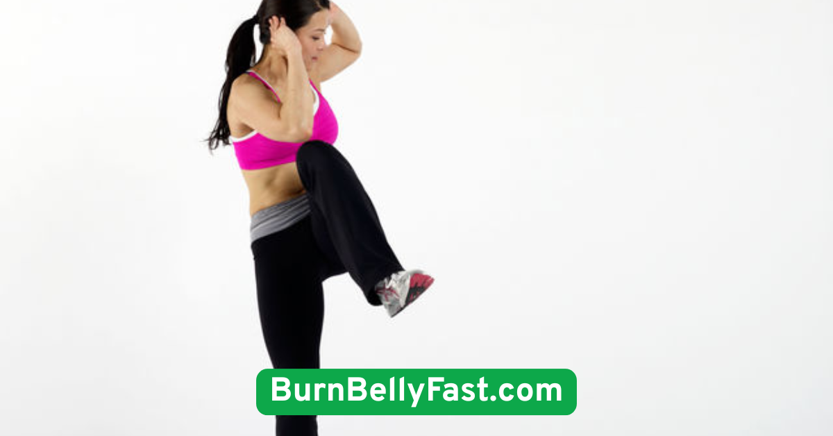 Standing Knee-to-Elbow Crunches